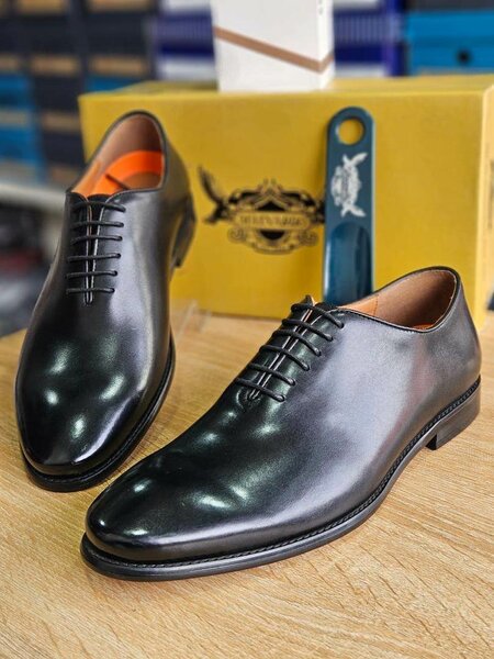 Derbies élégantes en cuir pour homme