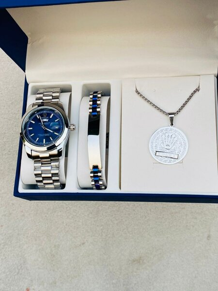 Ensemble Montre et Bijoux pour Homme