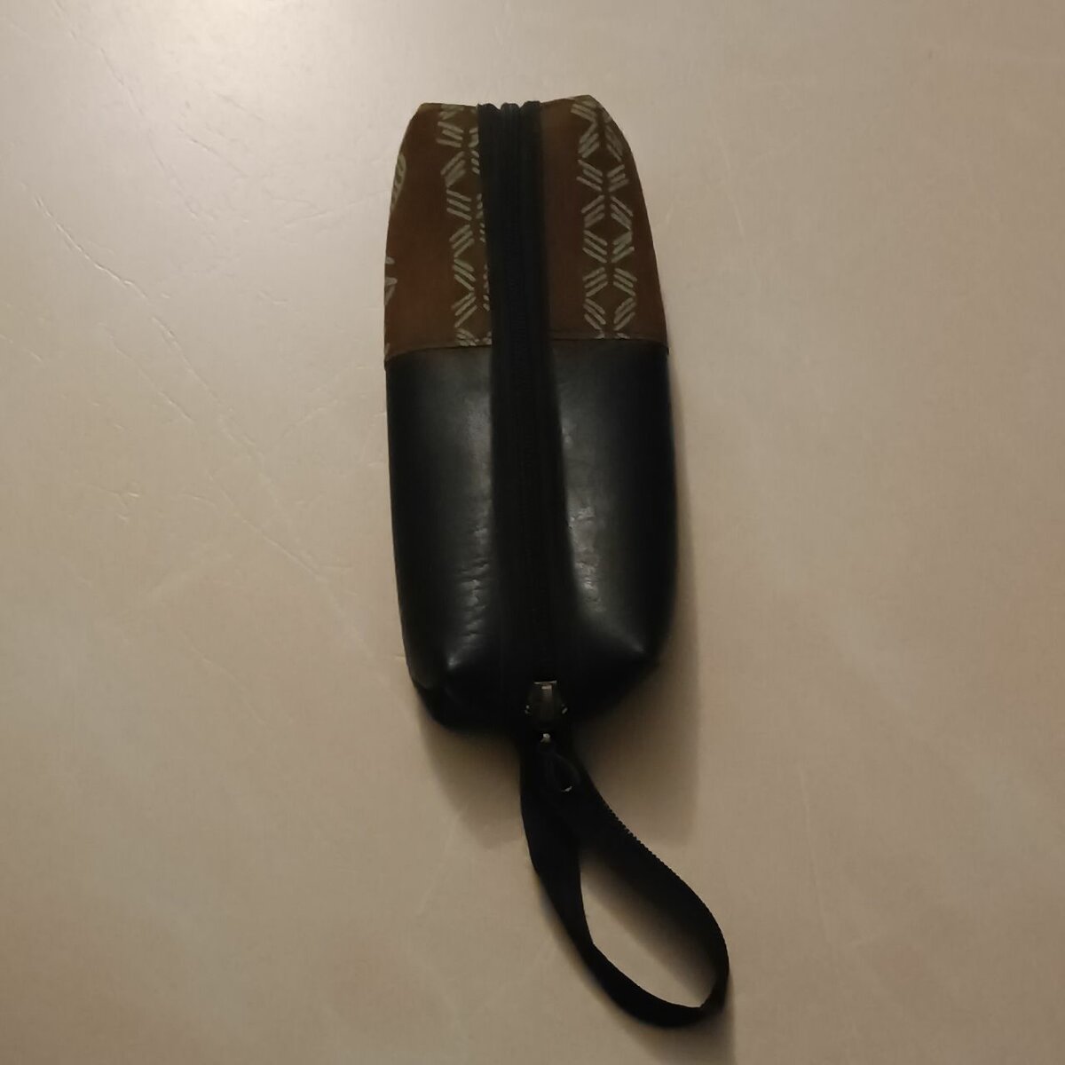 Pochette à stylos en cuir