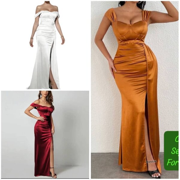 Robe Élégante Longue Fendue