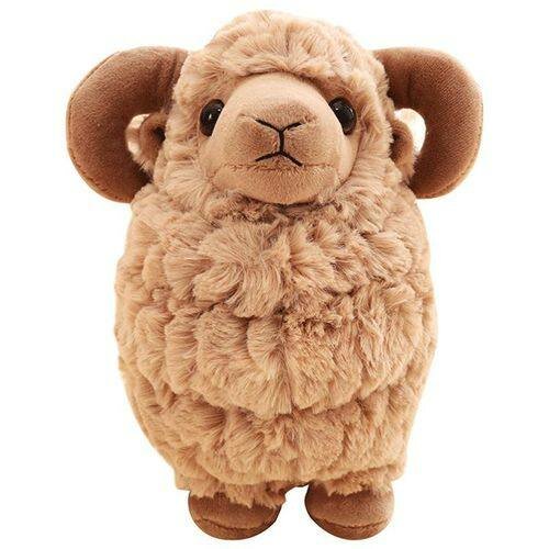 Peluche Mouton Doux Marron