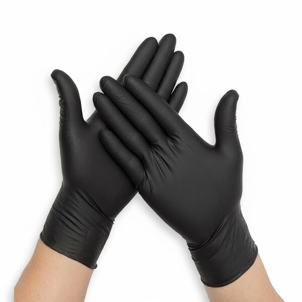Gants en nitrile noirs