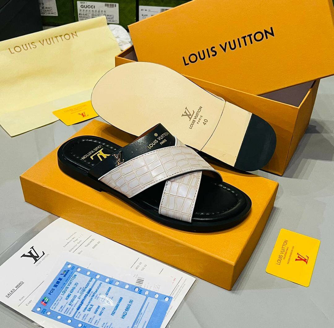 Louis Vuitton quality slippers