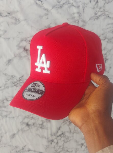 Casquette rouge LA ajustable