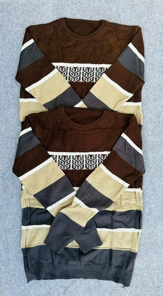 Pulls à motifs géométriques