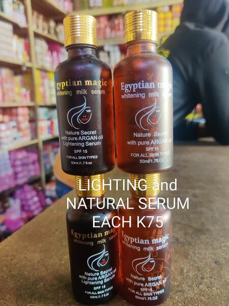 ARGAN OIL LIGHTENING SERUM & NATURAL