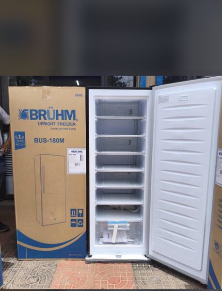 Congélateur vertical Bruhm 180L