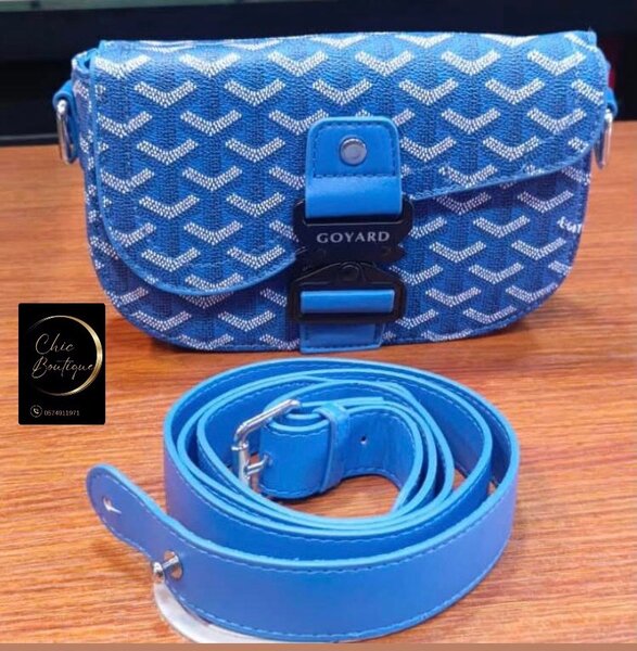 Sac bandoulière bleu chic