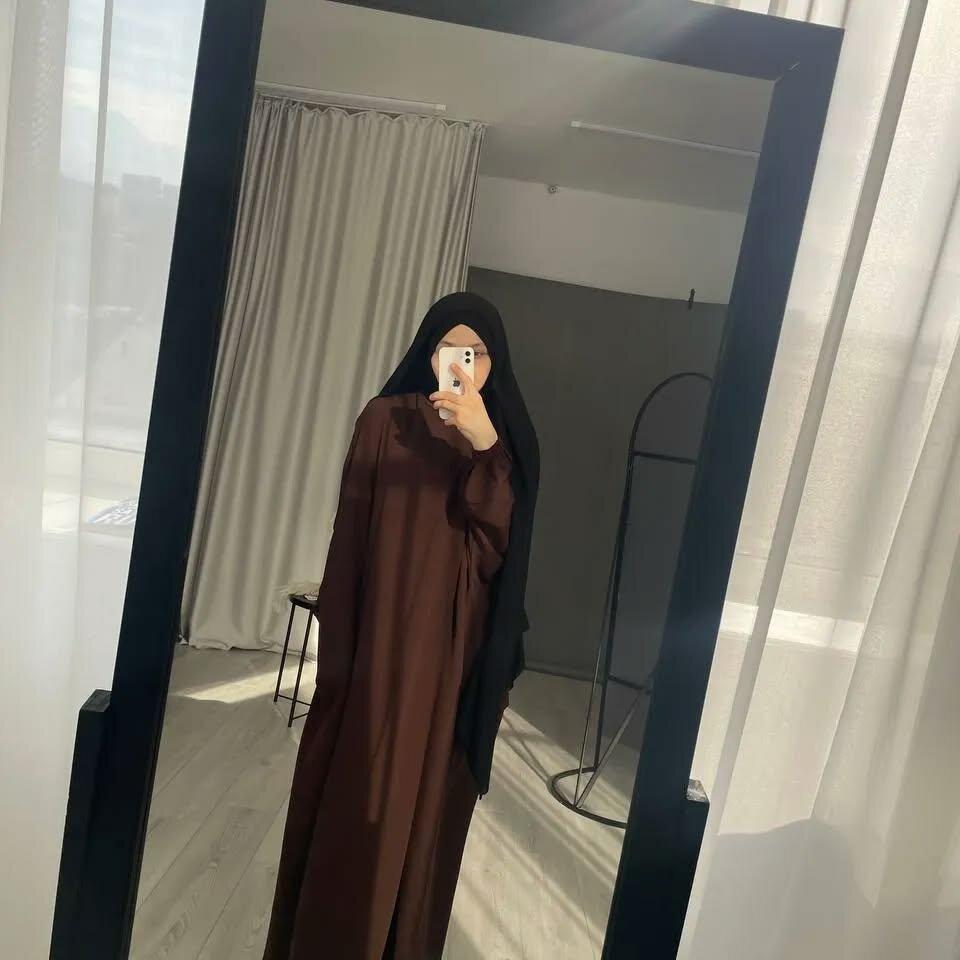 Широкое платье «Абая»+ никаб на завязке