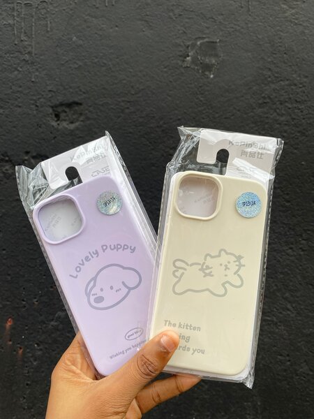 Coque iPhone en silicone amusante