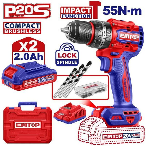 Perceuse Visseuse Brushless 20V