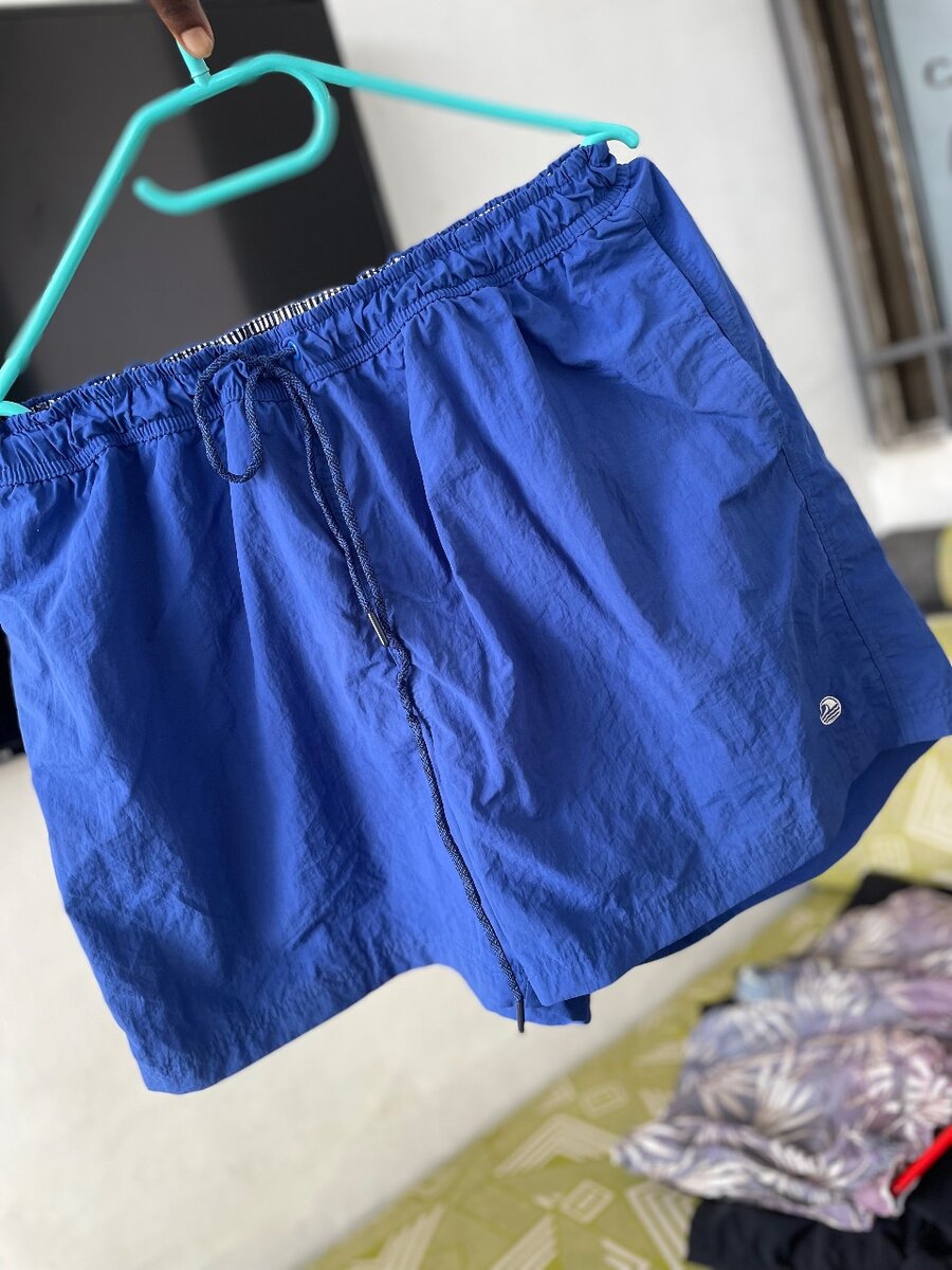 Shorts de bain bleu homme