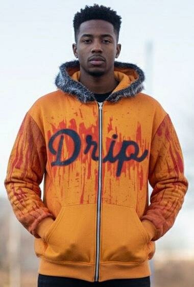 Veste à capuche tendance homme