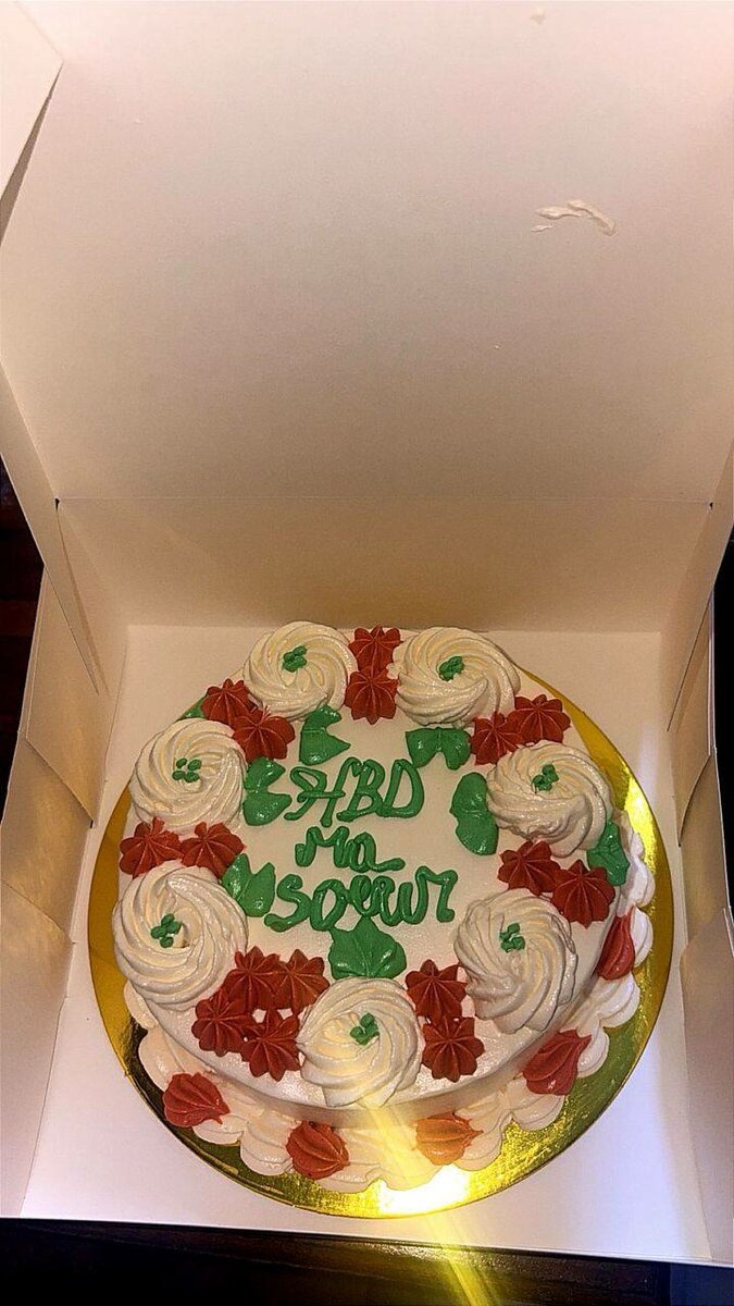 Gâteau d'anniversaire personnalisé