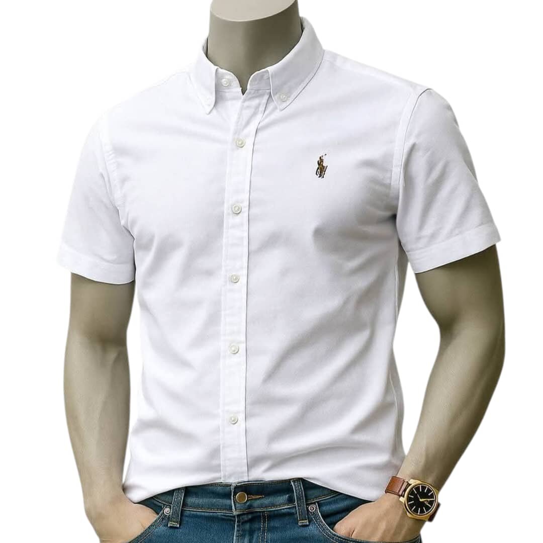 Chemise élégante à manches courtes