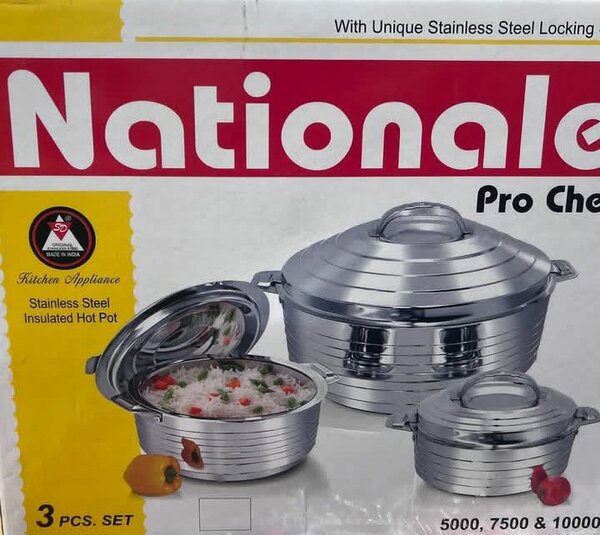 Set de Casseroles en Acier Inoxydable