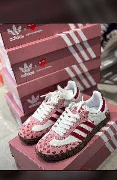 Adidas Sneakers Rose Coeur