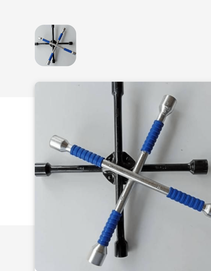 Clé à bras en étoile pour démontage