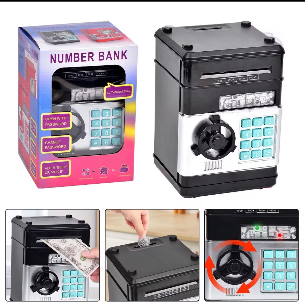 Coffre-fort électronique enfants