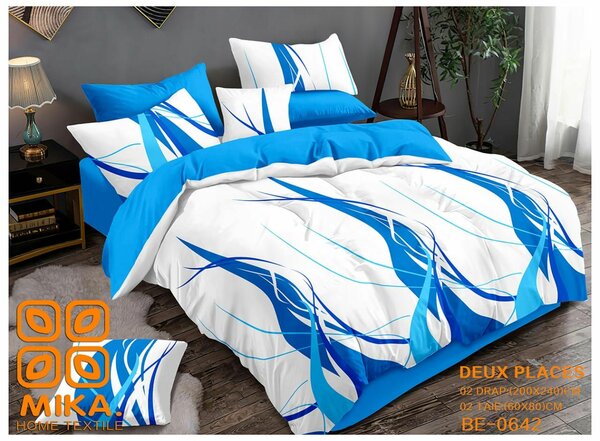 Draps 3 place de Lit Colorée