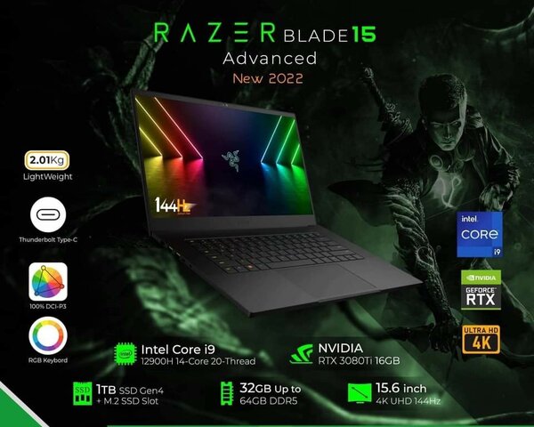 Razerbalde 15 ADvanced (Pc gaming hyper puissant)