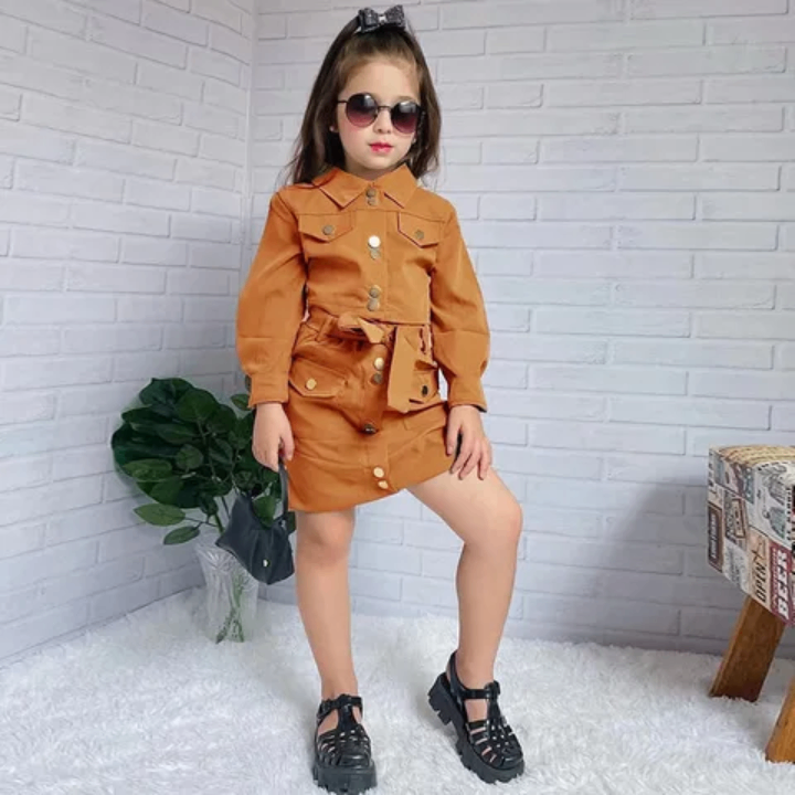 Robe Enfant Élégante Mode