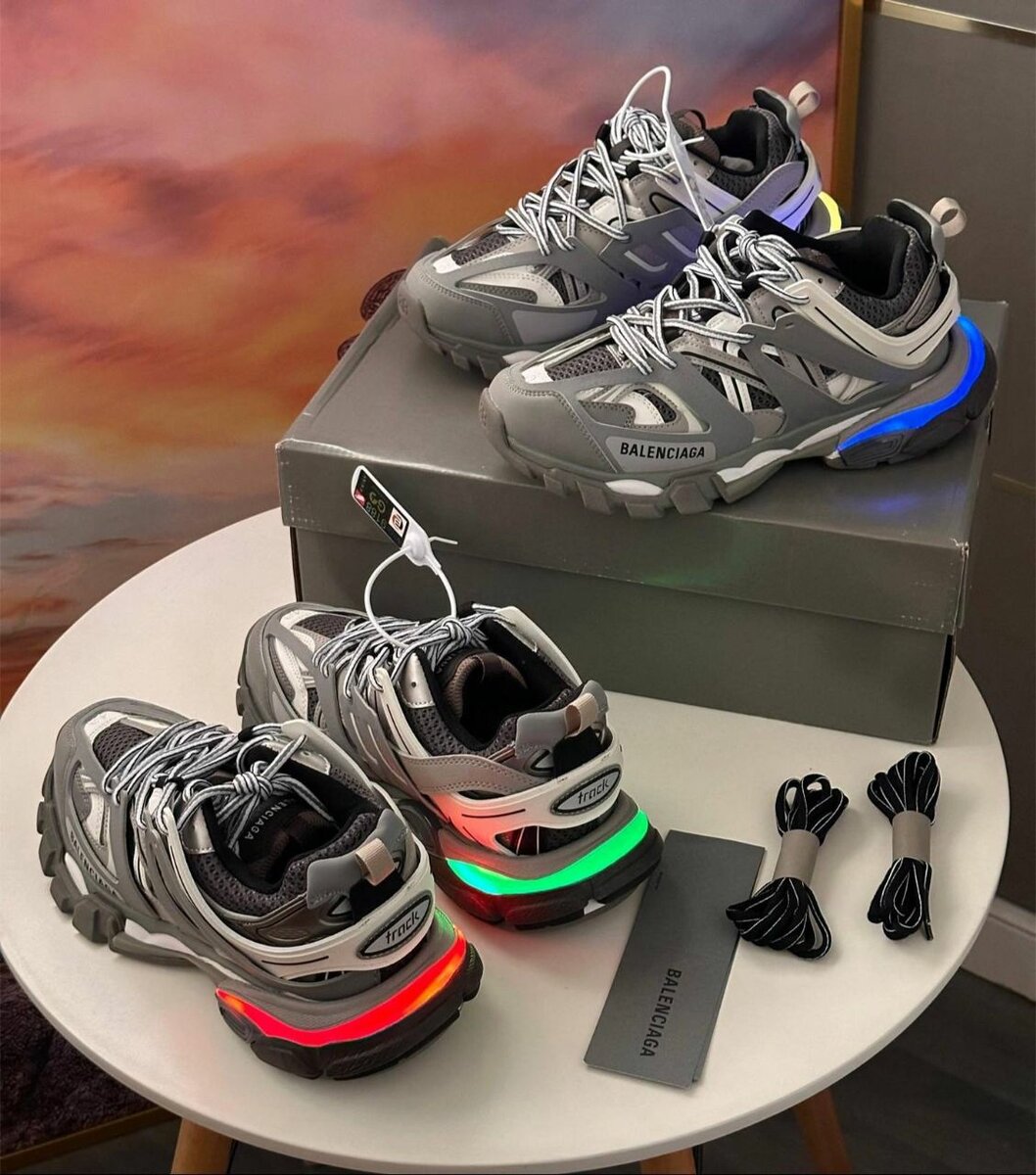 Baskets LED Balenciaga trendy