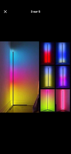 Lampe LED RVB Multicolore