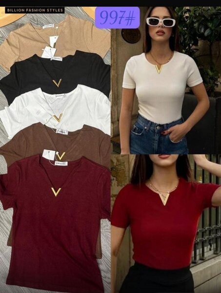 T-shirts unies élégantes