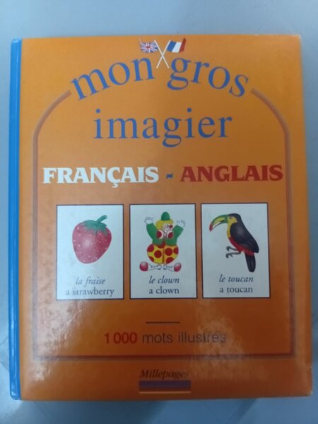 Mon Gros Imagier Français-Anglais
