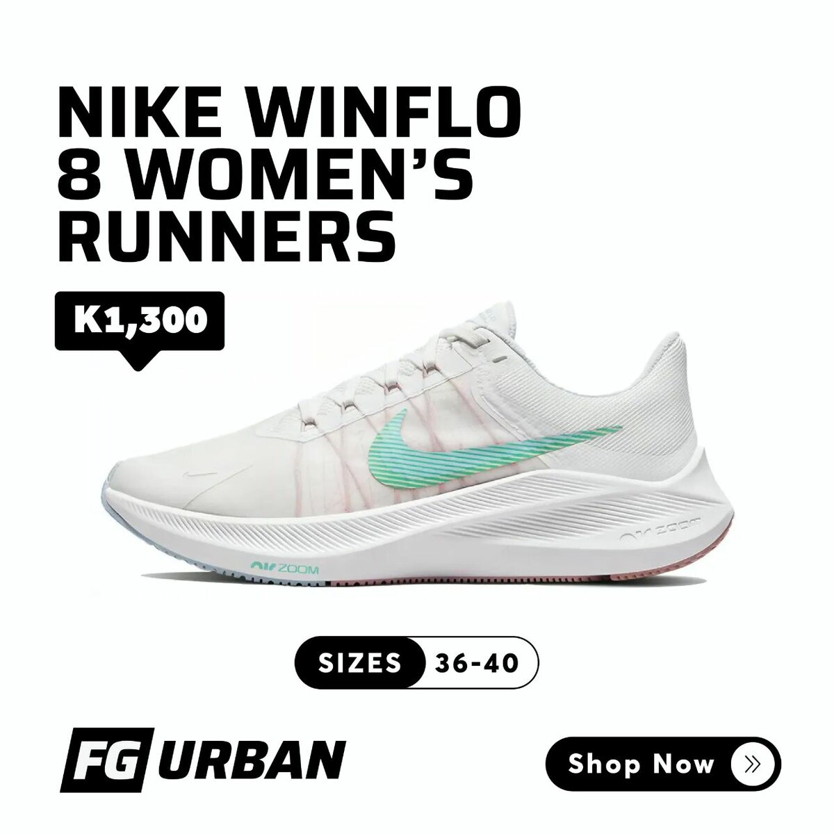 Nike WinFlo 8 Womens Runners.