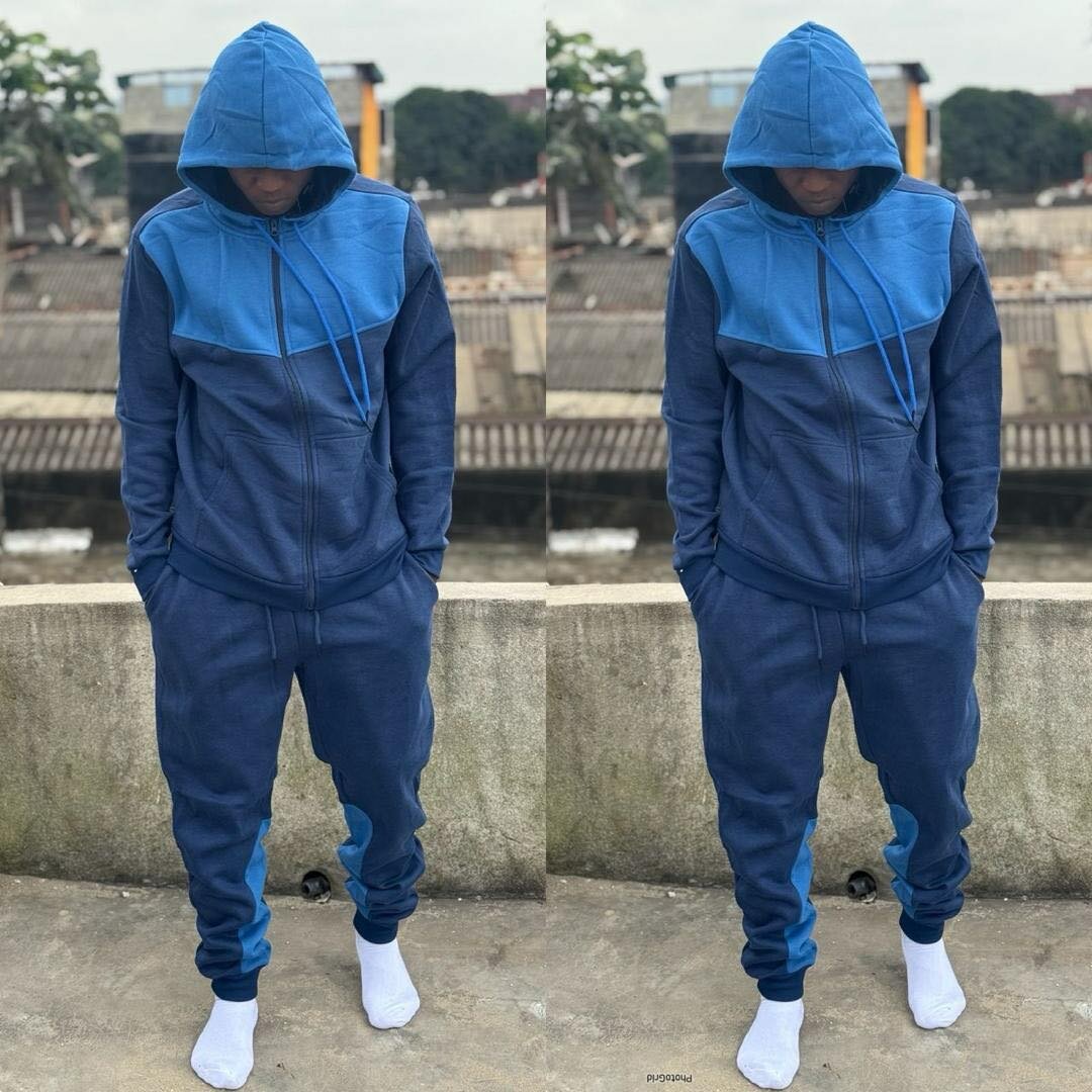 Survêtement à Capuche Bicolore