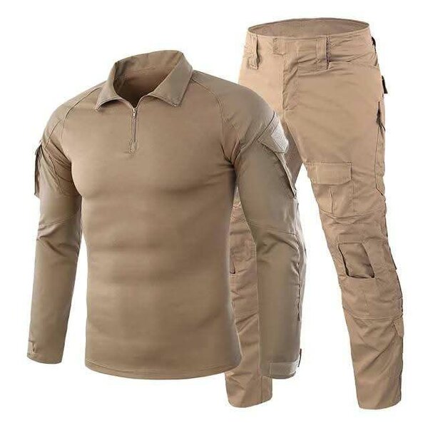 Ensemble tactique homme beige