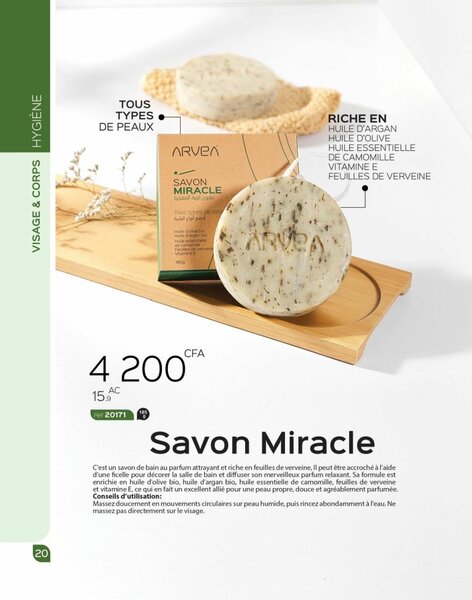 Savon Miracle Arvea