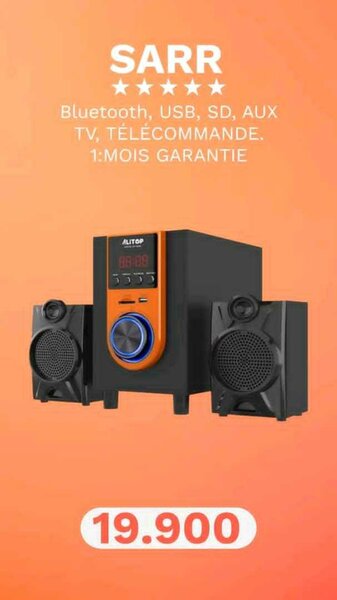 Système Audio Bluetooth Altop