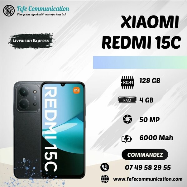 Xiaomi Redmi 15C - 128GB - 4GB