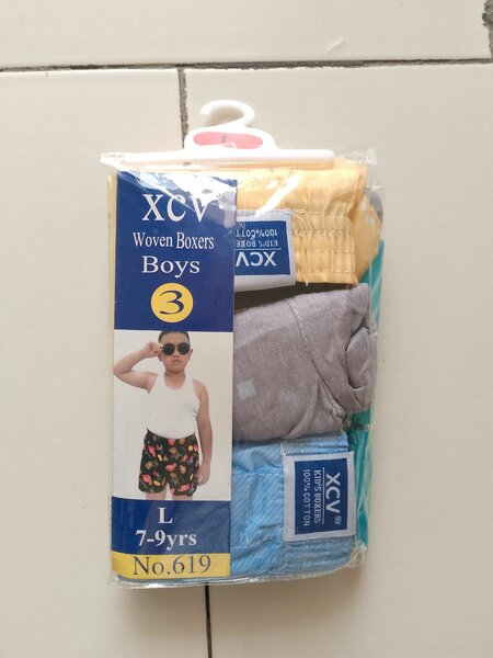 Boxers garçon 5ans et plus.