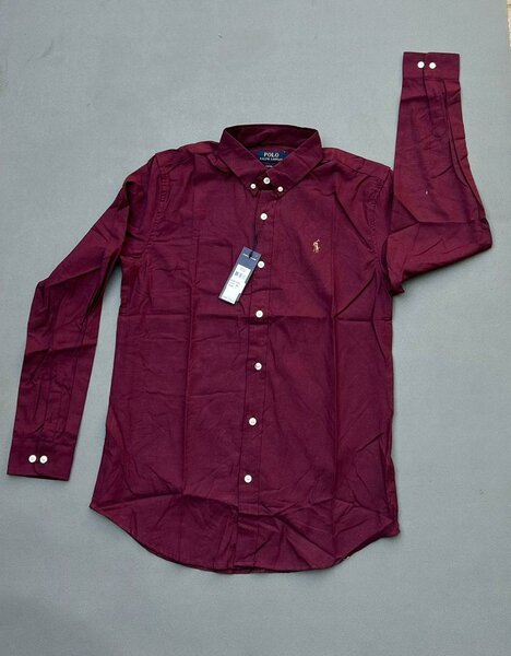 Chemise bordeaux homme élégante