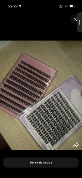 Faux-cils individuels volume