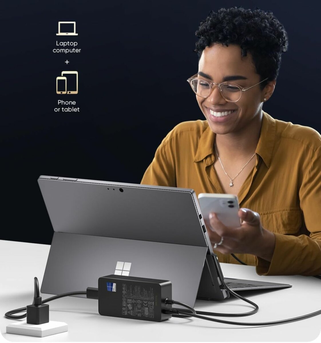 Chargeur universel 65W Surface