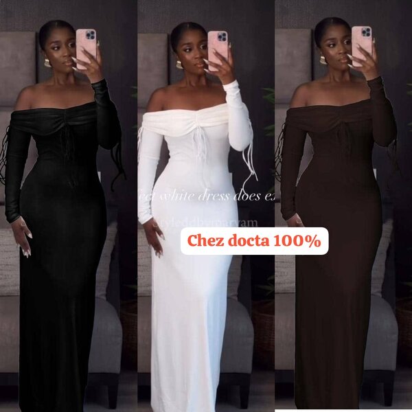 Robe Élégante Épaules Nues