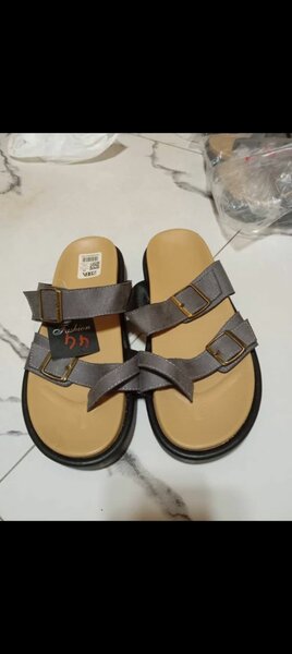 Sandales confort double boucle