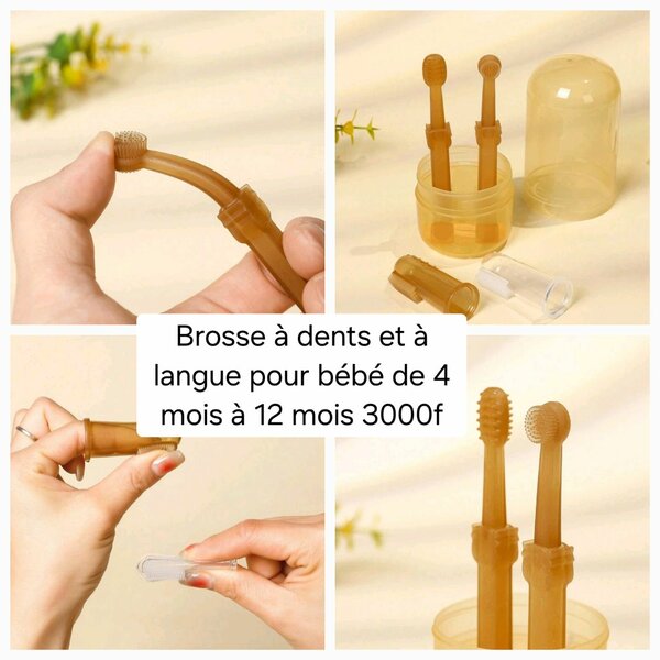 Brosse à dents bébé 4-12 mois