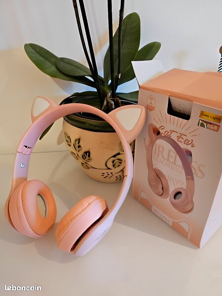 Casque ENFANT Bluetooth Cat