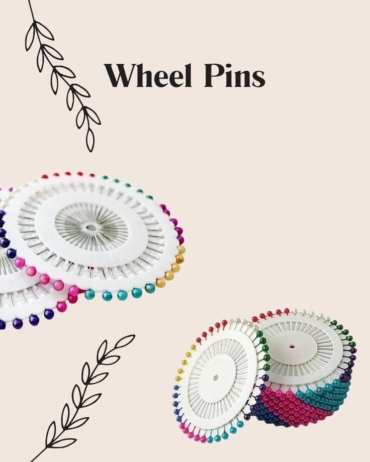 Wheel pin/ hijab pin