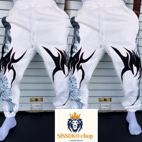 Pantalon Jogger Graphique Moderne