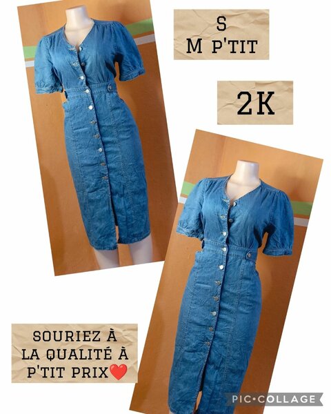 Robe en jean élégante