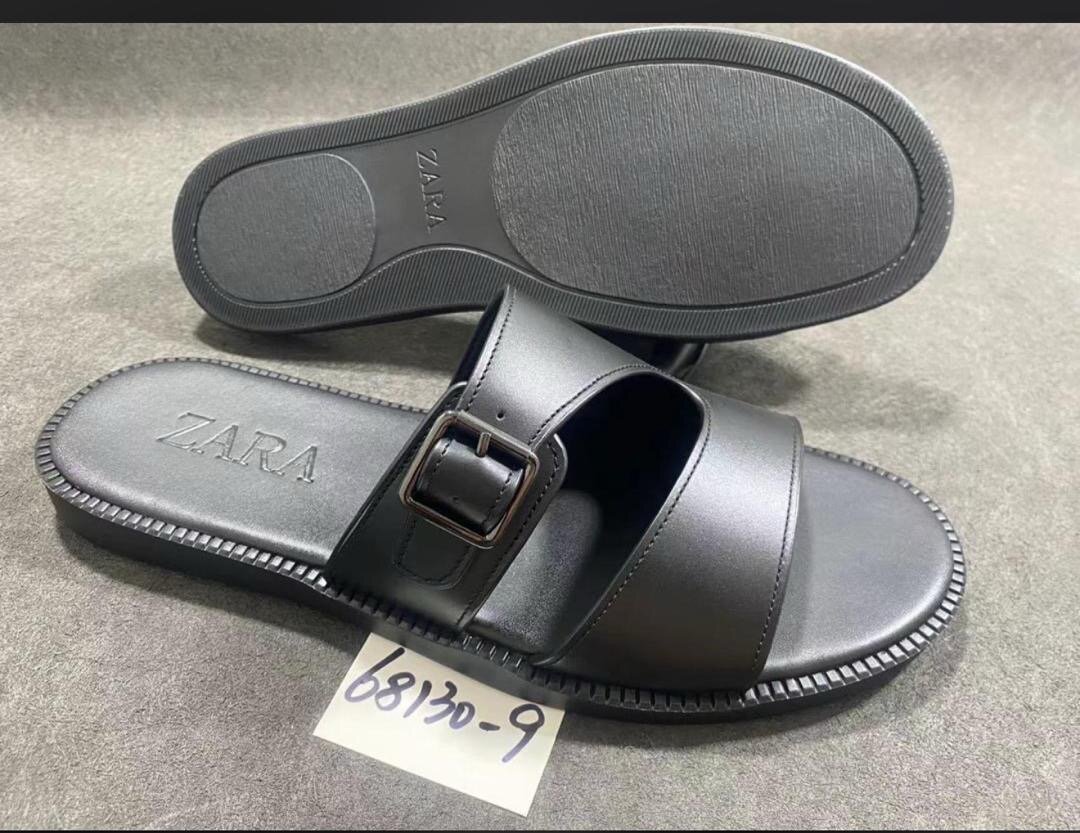 Sandales Noires Élégantes Zara