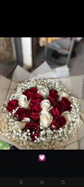 Bouquet élégance en roses rouges