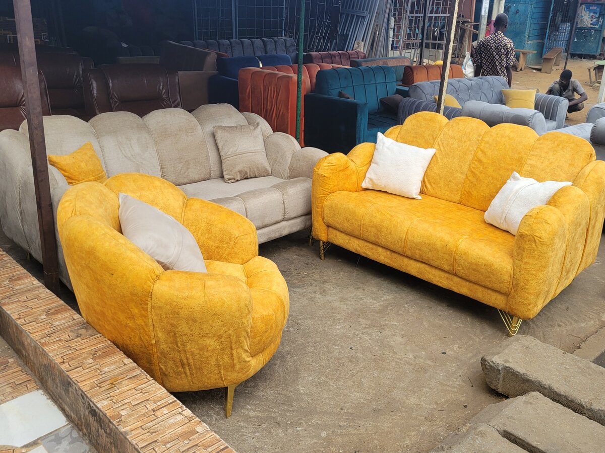 Canapé Jaune Moderne Confort